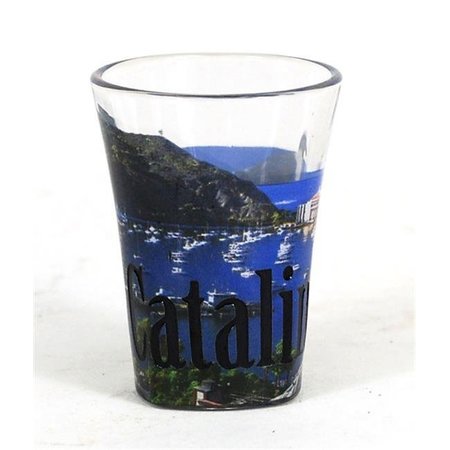 AMERICAWARE Americaware SGCTI01 Catalina Island Full Color Etched  Shot Glass SGCTI01